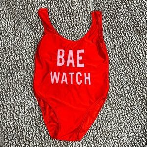 Bae Watch One Piece Swimsuit